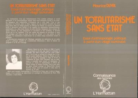 Emprunter Un Totalitarisme sans État. Essai d'anthropologie politique à partir d'un village burkinabé livre