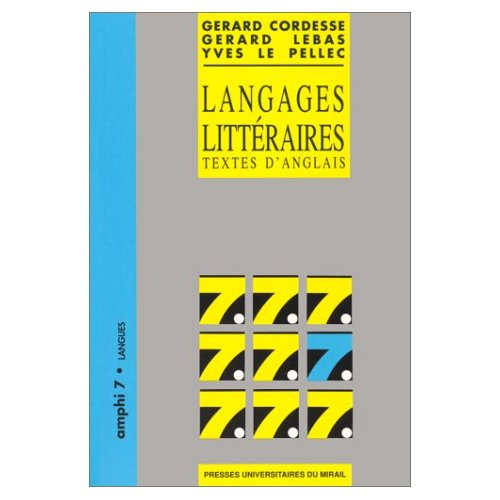 Emprunter Langages littéraires. Textes d'anglais livre