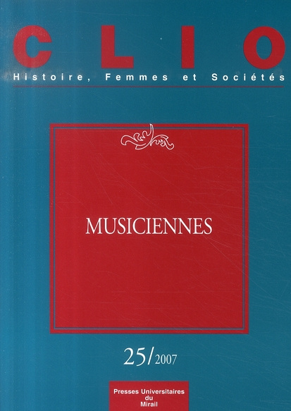 Emprunter Clio N° 25/2007 : Musiciennes livre