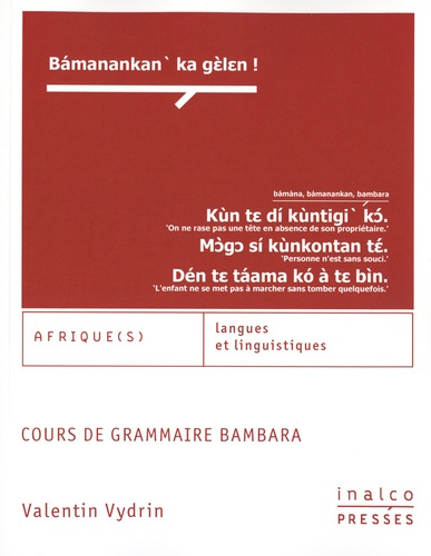 Emprunter Cours de grammaire bambara livre