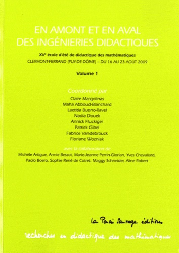 Emprunter En amont et en aval des ingénieries didactiques. 15e Ecole d'Eté de didactique des mathématiques, Cl livre