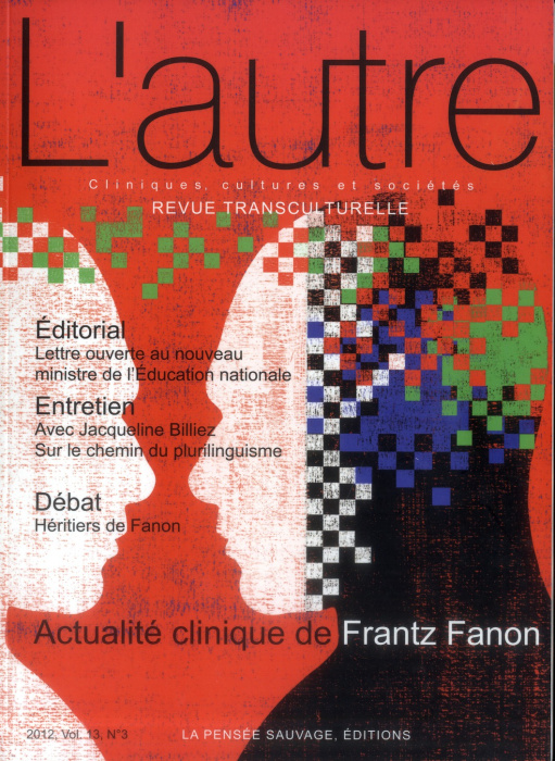 Emprunter L'autre N° 39/2012 : Actualité clinique de Frantz Fanon livre
