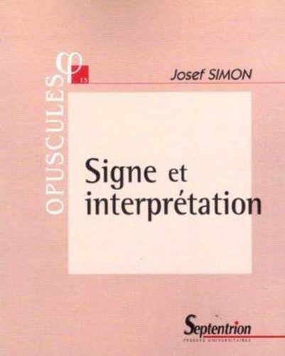 Emprunter Signe et interprétation livre
