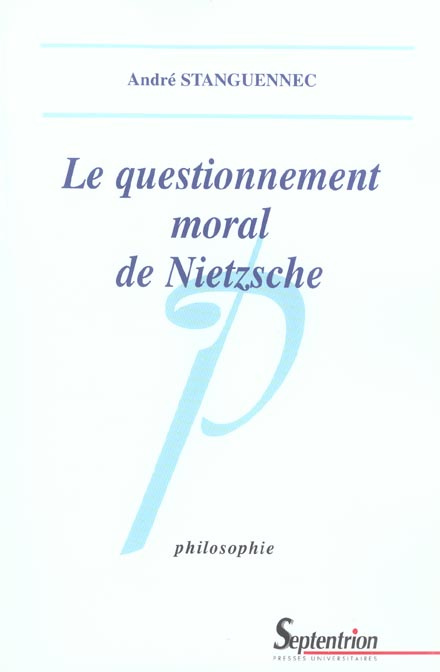 Emprunter Le questionnement moral de Nietzsche livre