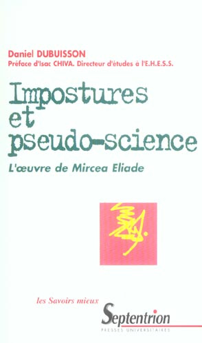 Emprunter Impostures et pseudo-science. L'oeuvre de Mircea Eliade livre