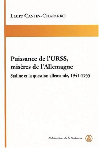 Emprunter PUISSANCE DE L URSS MISERES DE L ALLEMAGNE livre