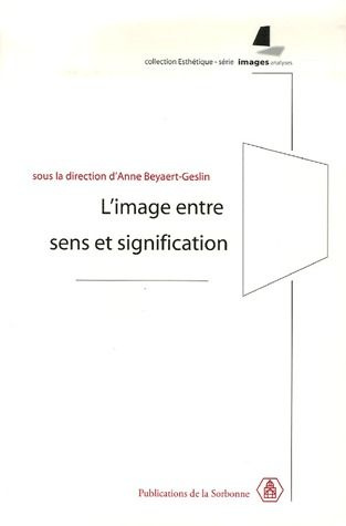 Emprunter IMAGE ENTRE SENS ET SIGNIFICATION livre