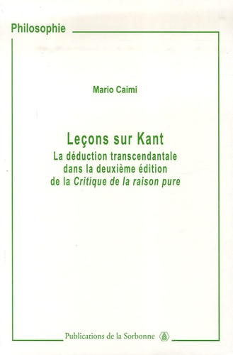 Emprunter LECONS SUR KANT livre