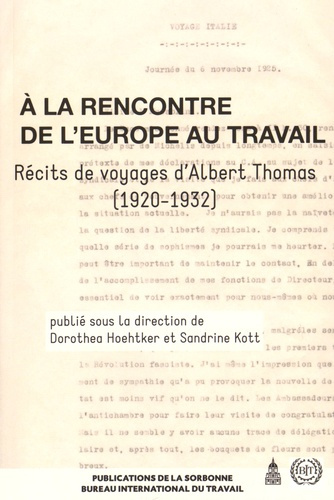 Emprunter A LA RENCONTRE DE L EUROPE AU TRAVAIL livre