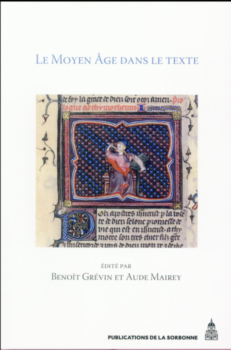 Emprunter MOYEN AGE DANS LE TEXTE livre