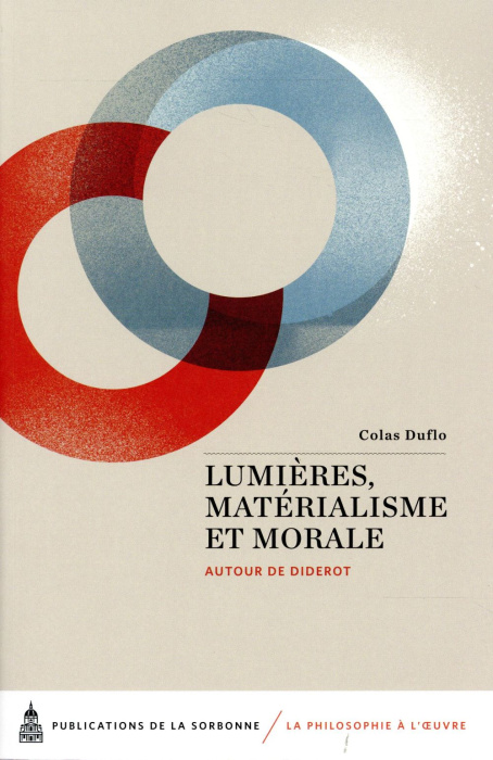 Emprunter LUMIERES MATERIALISME ET MORALE AUTOUR DE DIDEROT livre
