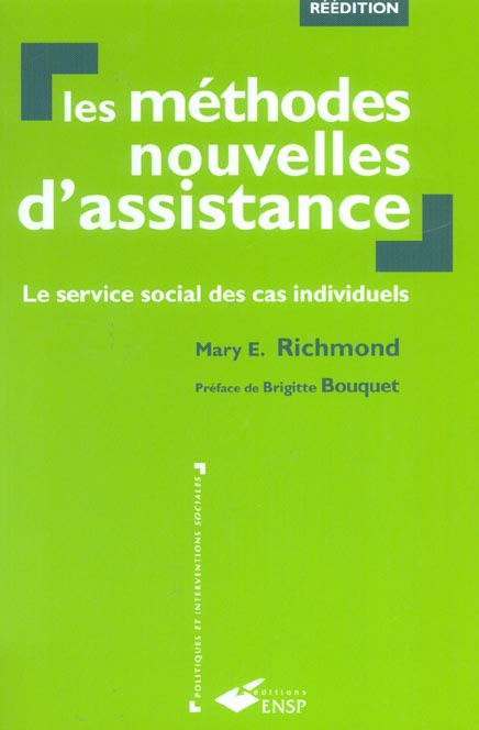 Emprunter Les méthodes nouvelles d'assistance. Le service social des cas individuels livre