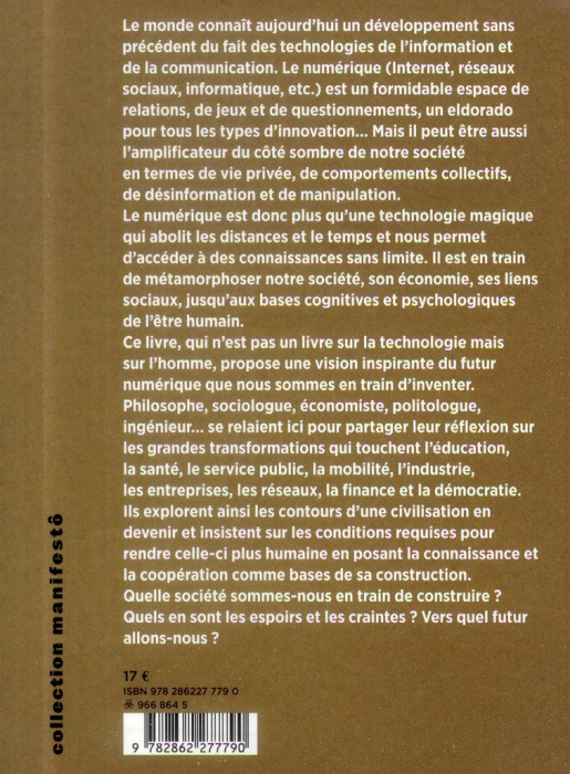 Emprunter La métamorphose numérique. Vers une société de la connaissance et de la coopération livre