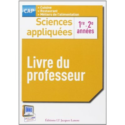 Emprunter Sciences appliquées CAP 1re - 2e années. Livre du professeur livre
