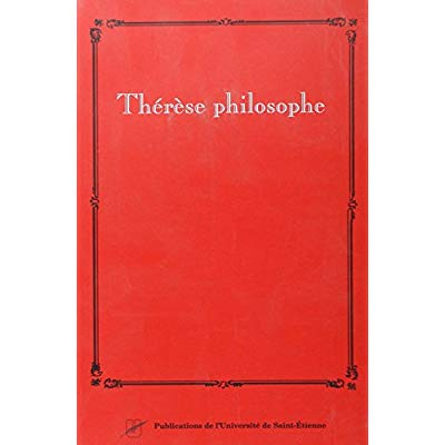 Emprunter THERESE PHILOSOPHE livre
