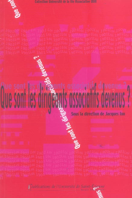 Emprunter Que sont les dirigeants associatifs devenus ? Enquêtes sur l'évolution des engagements bénévoles dan livre