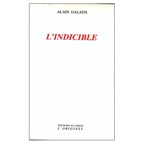 Emprunter L'indicible livre