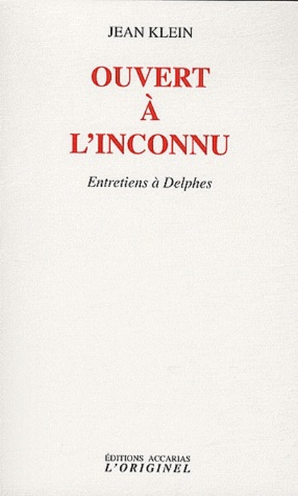 Emprunter Ouvert à l'inconnu. Entretiens à Delphes livre