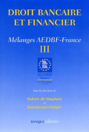 Emprunter DROIT BANCAIRE FINANCIER livre