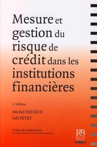 Emprunter MESURE ET GESTION DU RISQUE DE CREDIT DANS LES INSTITUTIONS FINANCIERES livre