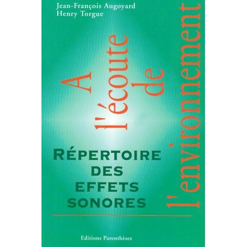 Emprunter A L'ECOUTE DE L'ENVIRONNEMENT livre