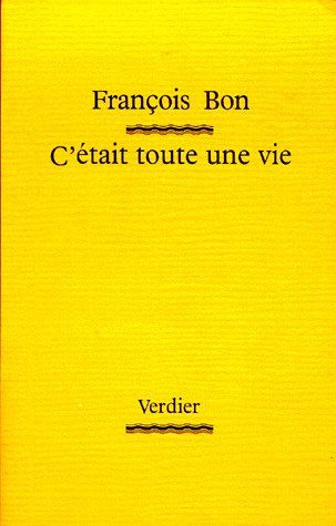 Emprunter C'était toute une vie livre