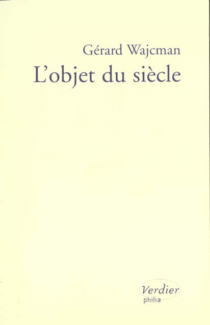 Emprunter L'objet du siècle livre