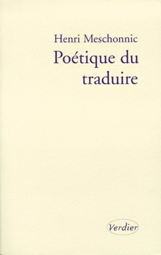 Emprunter Poétique du traduire livre