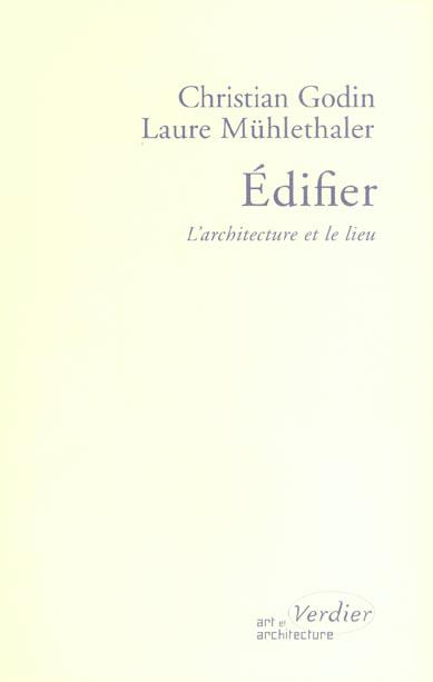 Emprunter Edifier. L'architecture et le lieu livre