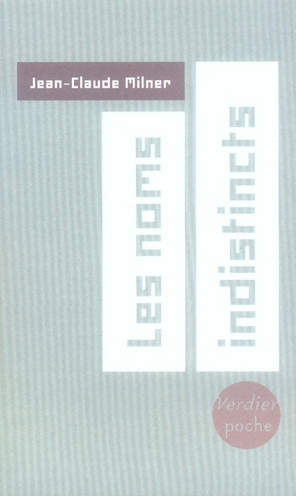 Emprunter Les noms indistincts livre