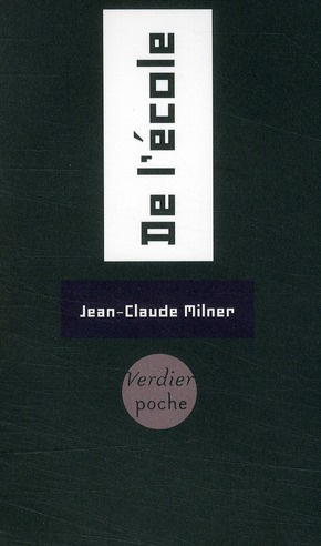 Emprunter De l'école livre