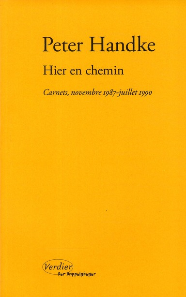 Emprunter Hier en chemin. Carnets, novembre 1987-juillet 1990 livre