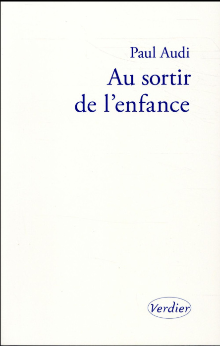 Emprunter AU SORTIR DE L'ENFANCE livre
