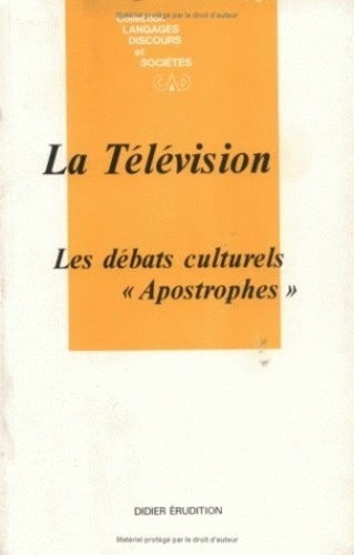 Emprunter La télévision : les débats culturels