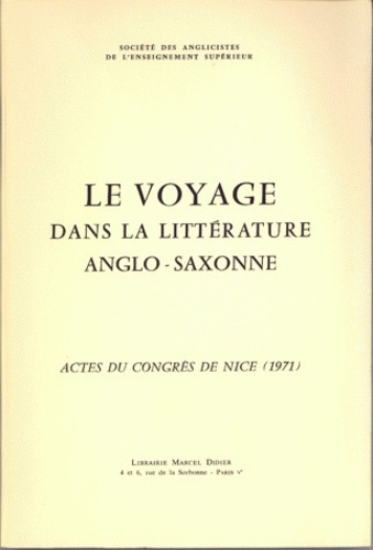 Emprunter Le Voyage dans la littérature anglo-saxonne livre