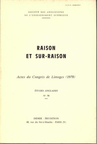 Emprunter Raison et sur-raison livre
