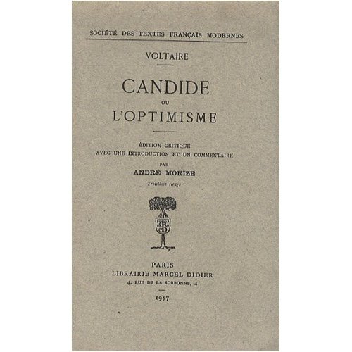 Emprunter Candide ou l'optimisme livre