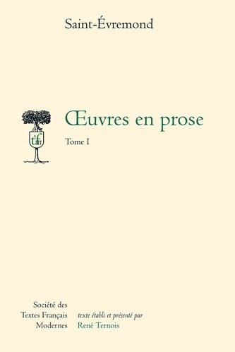 Emprunter Oeuvres en prose. Tome 1 livre