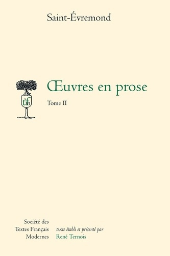 Emprunter Oeuvres en prose. Tome 2 livre