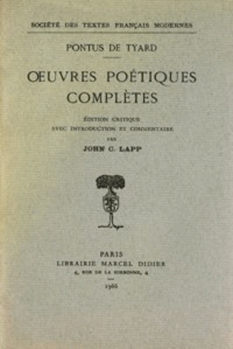 Emprunter oeuvres poétiques complètes livre