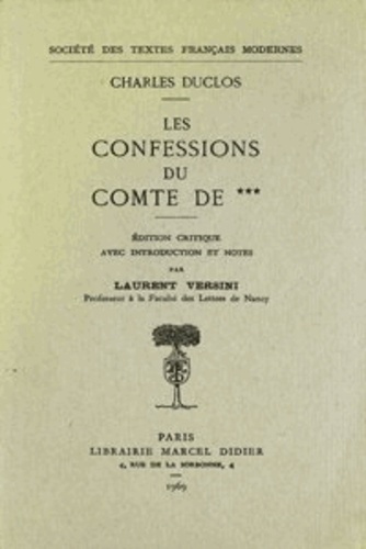 Emprunter Les confessions du Comte de C... livre