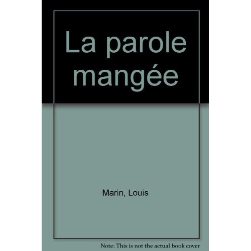Emprunter La parole mangée et autres essais théologico-politiques livre