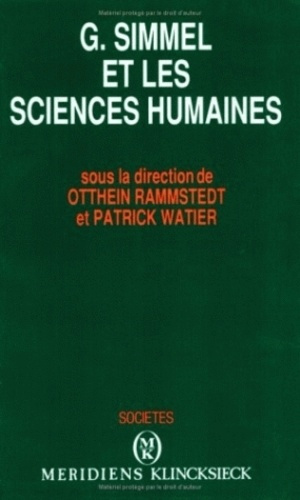 Emprunter Georg Simmel et les sciences humaines livre