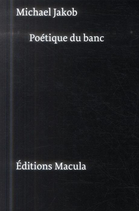 Emprunter Poétique du banc livre