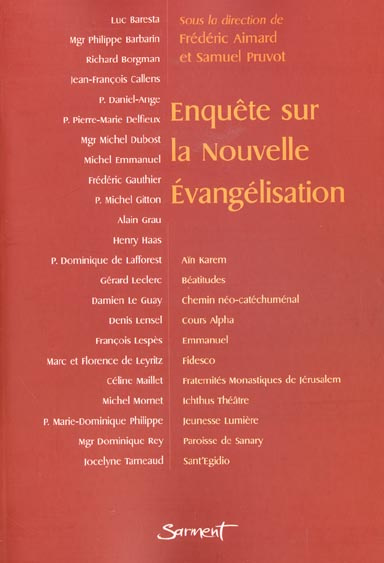 Emprunter Enquête sur la Nouvelle Evangélisation livre