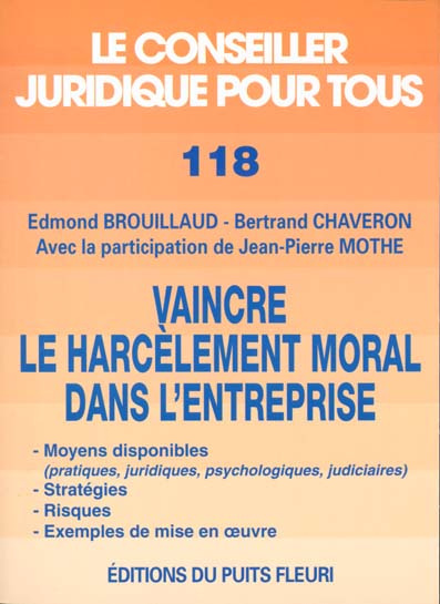 Emprunter Vaincre le harcèlement moral dans l'entreprise livre