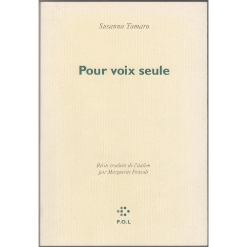 Emprunter Pour voix seule. Récits livre