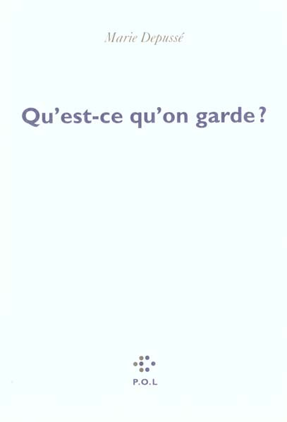 Emprunter Qu'est-ce qu'on garde ? livre