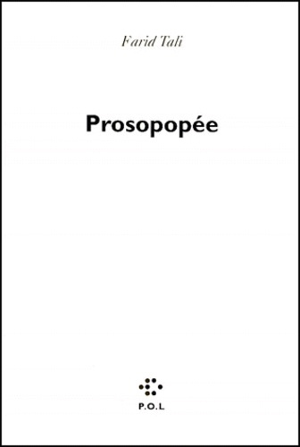 Emprunter Prosopopée livre