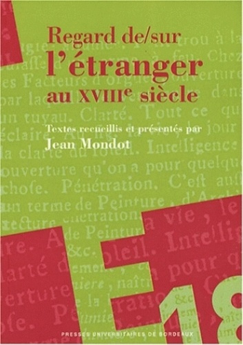 Emprunter Regard de/sur l'étranger au XVIIIe siècle livre